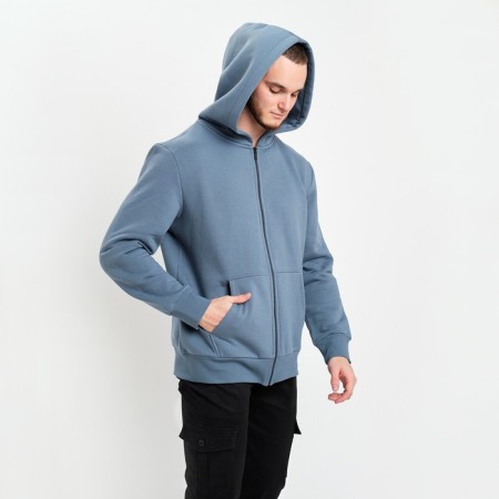 Male sweatshirt was formed, the color is tourmaline, size 56-3