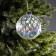Christmas tree toy LED "ball", d = 12 cm, 12 LED, AAX2 batteries (not in the kit), glow warm white