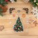 A set of New Year's stickers "Fir tree and fireworks" Cutting, 40 x 30 cm