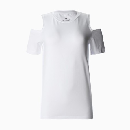 T -shirt female, white color, size 42 (s)-2