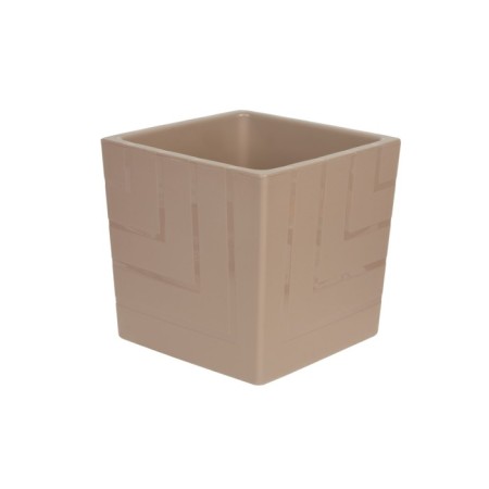 Kashpo "Quadro" with a tab, 3.3 l, color of frappe