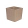 Kashpo "Quadro" with a tab, 3.3 l, color of frappe