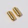 Cleep for laces, steam, d = 8 mm, 1.8 cm, golden color