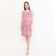 Homemade dress, pink/blue color, size 50
