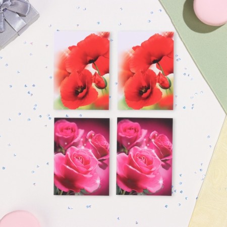 Set of mini -postcard "wishes - 3" chamomile, 40 pieces, 5 x 7 cm-6