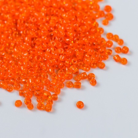 Beads "Astra" 11/0, 20 g (9v t. Orange/transparent)