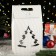 Gift box "Bag with a Christmas tree" Bel./Bel., 24 x 13.5 x 40 cm
