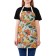 Apron kitchen with a photo print "Flower composition", adjustable, size OS