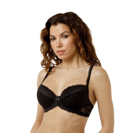 Women's bras of Lengy, size 75c, black color-2