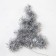 Garland "Mishura" 1 m dew, IP20, silver thread, 22 LED, 6 layers, D = 7 cm, glow white, CR2032X2