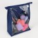 Lightning cosmetic bag, blue color