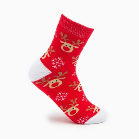 Women's socks, red color, size 23