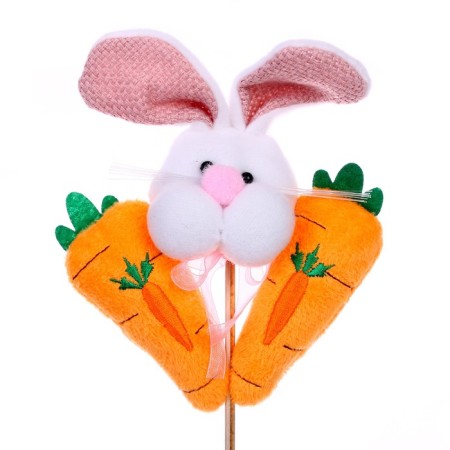 Soft toy-topper "Rabbit", Mix color-1