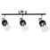 Lamp "Masumi" 3x40 W E14 black/chrome 58x10x20cm