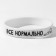 Silicone bracelet "Everything is fine", the color is white, 20 cm