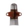 Outdoor angle (external) with fasteners for skirting board 85mm "decoration", 210 oak ash
