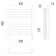 Terminus towel -sprayer "Vatican" P8, 500x800 mm, dimmer, black matte