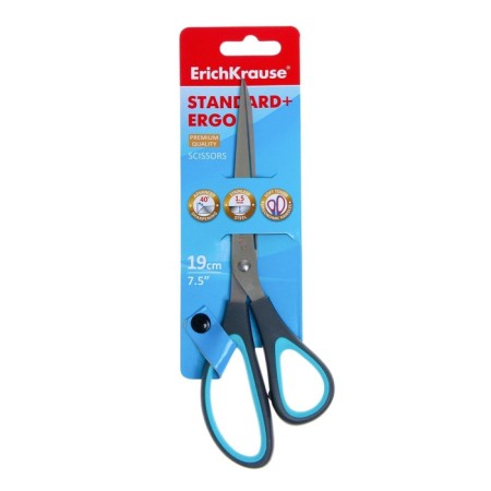 Scissors Standard+ ergo, 19 cm, blister, mix-8