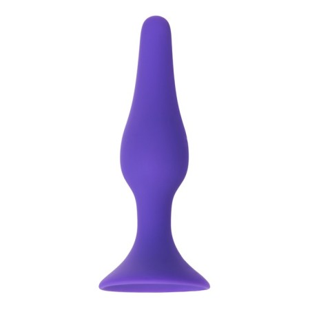 Anal plug A-Toys by Toyfa, silicone, purple, 10.2 cm-1