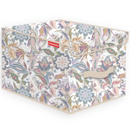 KOFR for storage Hausmann Paisley 30x40x25 cm, beige