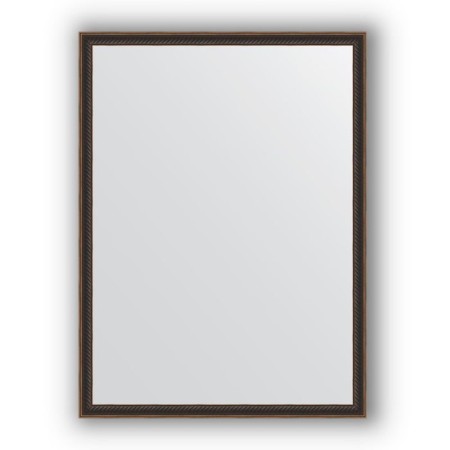 Mirror in the baguette frame - twisted mahagon 28 mm, 58 x 78 cm, evoForm