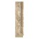 Mirror with engraving in the baguette frame, Provence with weaving 70 mm, 83x83 cm