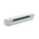 Cartage plate, for a phone number with a lid, fluorescent numbers, white