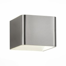 Wall lamp ST LUCE. SL592.071.01. 1x6 W, LED, 4000K, 10x8 cm, color nickel, white color
