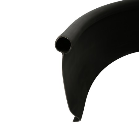 Border tape, 0.15 × 10 m, thickness 2 mm, plastic, black, kanta-7