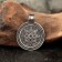 Slavic amulet "Alatyr", 8 g, 33x25 mm, D opening 4 mm, pudter