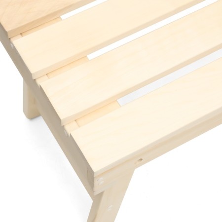 Wooden -folding stitching shop, 100 x 44 x 43 cm, for a bath and cottage, load up to 200 kg-2