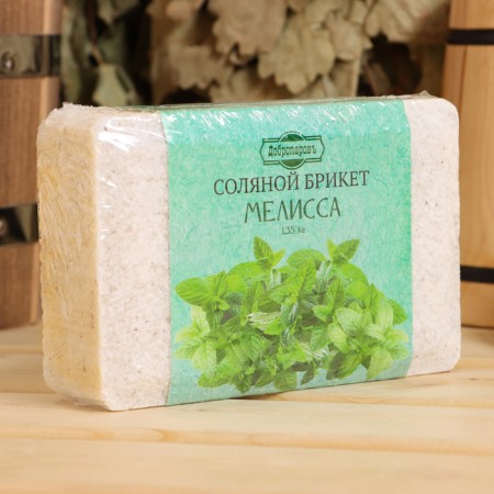 Melissa salt bricket, 1.35 kg "Dobroparov"-1