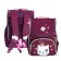 School standard, 33 x 25 x 13 cm, Grizzly, + bag for shoes, plush, burgundy