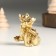 Souvenir Polystone "Bronze Dragon with Gifts" MIX 4x3x5 cm