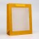 Packet Holography with a window, "Golden", M 32 x 25.5 x 11 cm