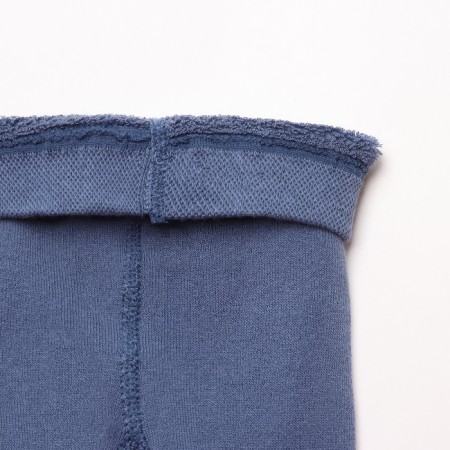 Pantyhose children's terry, Denim color, height 110-116 cm-2