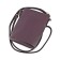 Female bag, artificial leather, purple 14x7x20 cm
