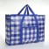 Lightning bag, blue/white color
