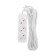 Extension cord Standard 3 Nests, 5m, 2x1.0mm², b/s, white rexant