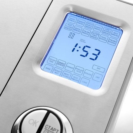 BRYER 2702BR, 600 watts, 25 programs, up to 0.9 kg, choice of crust color, silver-6