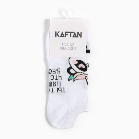 Women's socks shortened kaftan "panda" p. 36-39-4