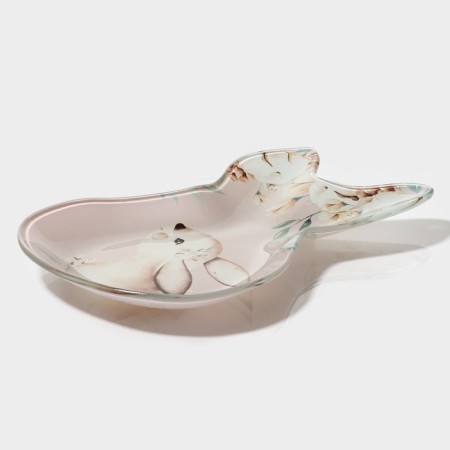 Glass Serving shares "Rabbit", 21 × 13.5 × 1.8 cm-2