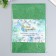 Foamiran "Mint Shine" 2 mm A4 format (set of 5 sheets)