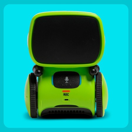 Interactive “cute robot” robot, light and sound effects, Russian voice acting, green color-7