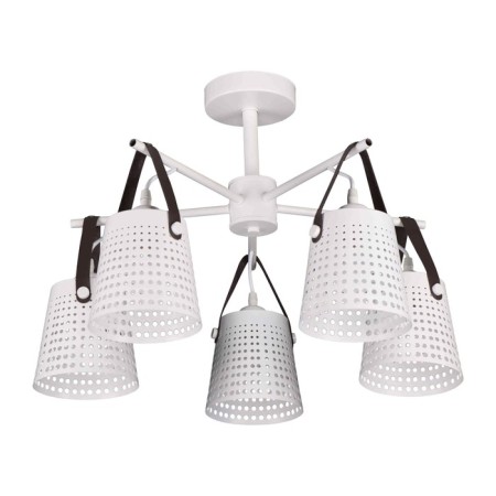 Lamp Ceiling Economy Highlight 10055/5wt WT, 5x60W, E27, 38x56x56 cm, white color