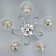 Snanny chandelier 5he27 40W silver 60x60x28 cm Bayerlux