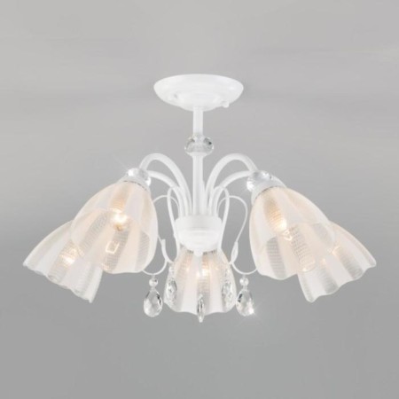 Floranse chandelier, 5x60W E27, white color