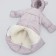Combinason-transformer children's kinderlitto "Orsetto", height 62-74 cm, gray-pink color