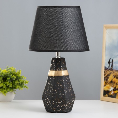 Iceedora table lamp E14 40W Black-Zoloto 23x23x40 cm Risalux