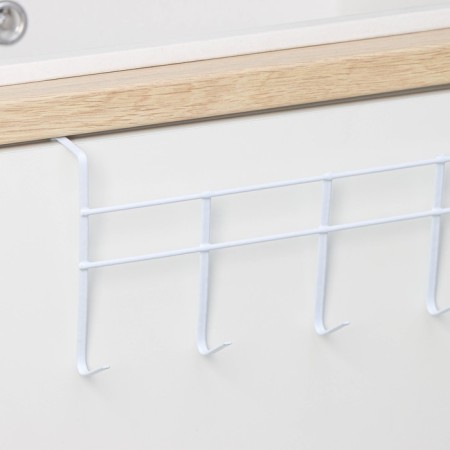 Boar on the door for 6 hooks of the share "mono", 44 × 9 × 15 cm, white color-2